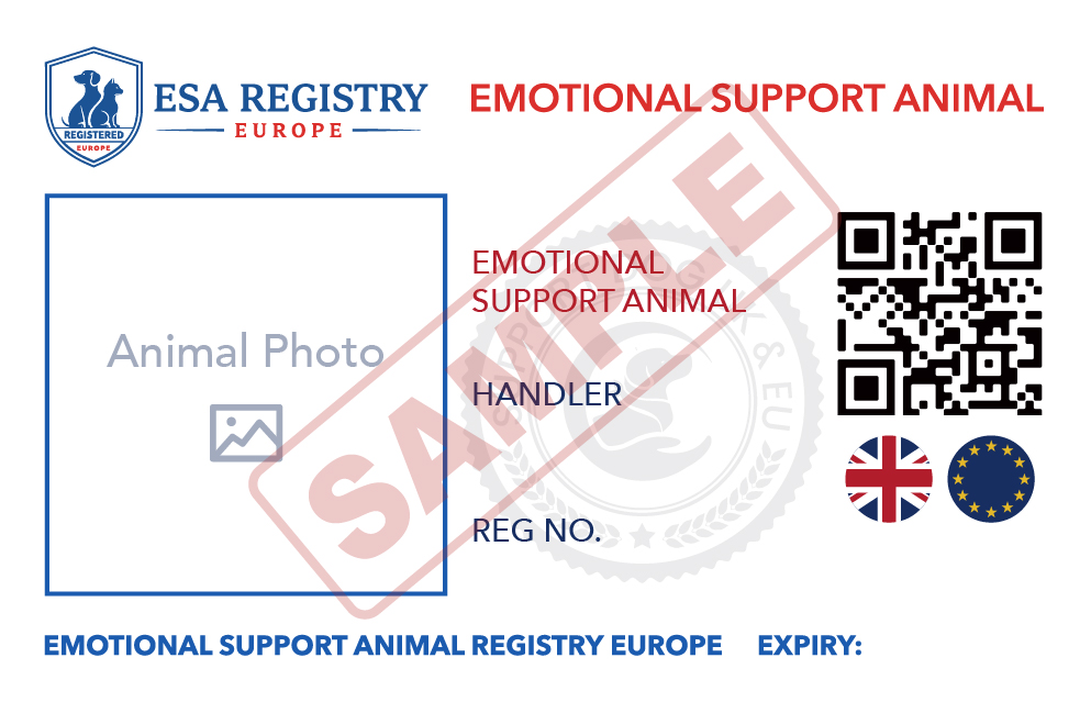 Emotional Support Animal Identification Card